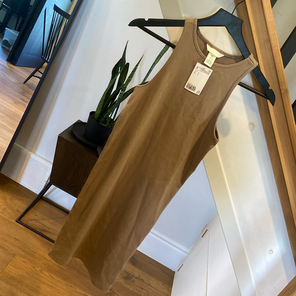 H&M beige dress brand new with tags